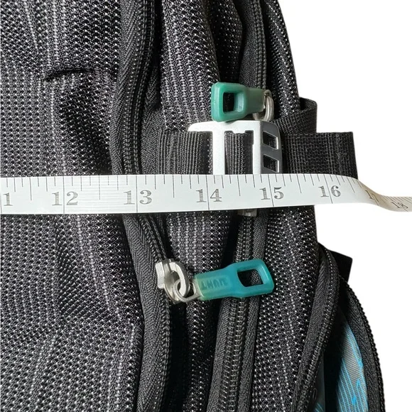 Thule Black Teal Men's Backpack Cycling Sports Outdoors Padded - Picture 13 of 13